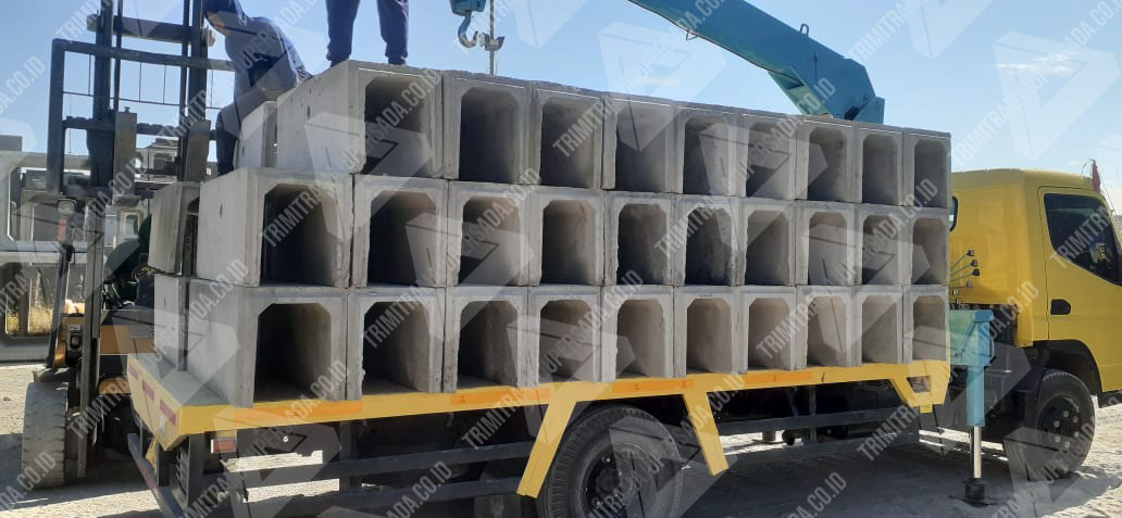 pengiriman precast u-ditch